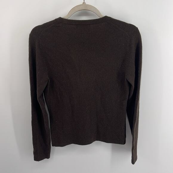 Michael Kors 100% cashmere V-neck button up knit cardigan sweater sz S - Picture 5 of 5